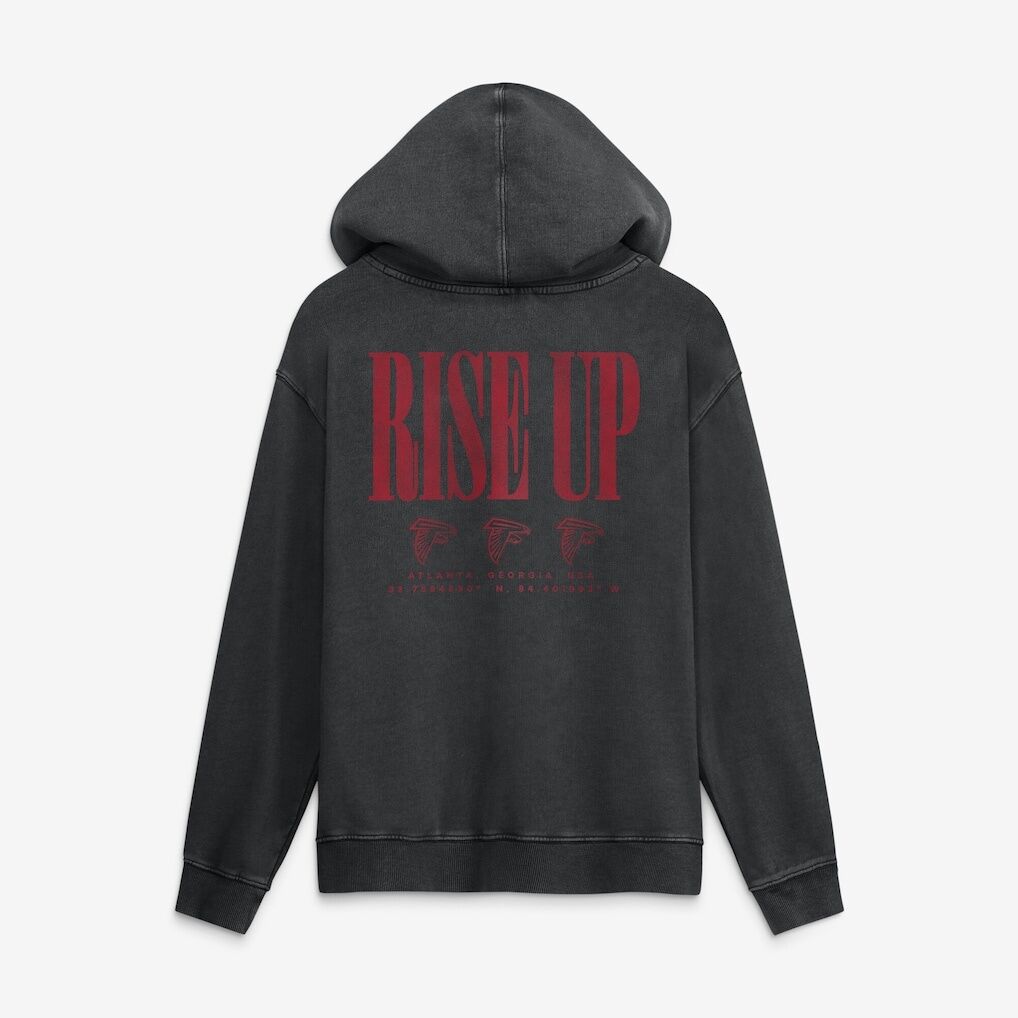 Atlanta Falcons Fashion7 Relaxed Intense Rivalry French Terry Hoodie