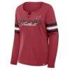 Arizona Cardinals Fashion7 Women's Team First Coverage Scheme Lace-Up Long Sleeve T-Shirt - - Alt1