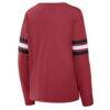 Arizona Cardinals Fashion7 Women's Team First Coverage Scheme Lace-Up Long Sleeve T-Shirt - - Alt2