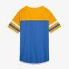 Los Angeles Chargers Fashion7 Women's Curl Route Athena Lace-Up T-Shirt - - Alt2