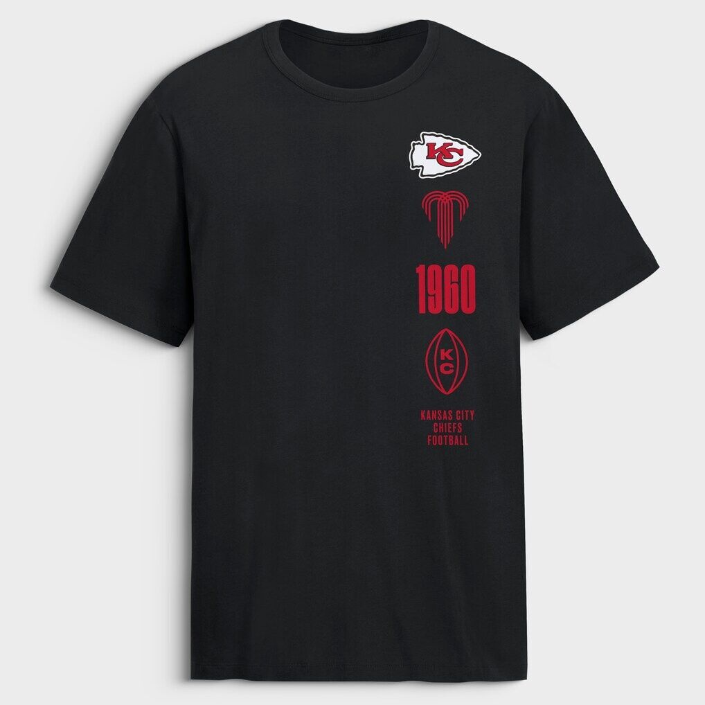 Kansas City Chiefs Fashion7 Breaking Tackles Legacy Cotton T-Shirt