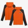 Cincinnati Bengals Fashion7 Women's Cornerback Blitz​ Raglan Full-Zip Hoodie - - Front View