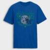 Seattle Seahawks Fashion7 Old Fashion Rushing Legacy Cotton T-Shirt - - Front View