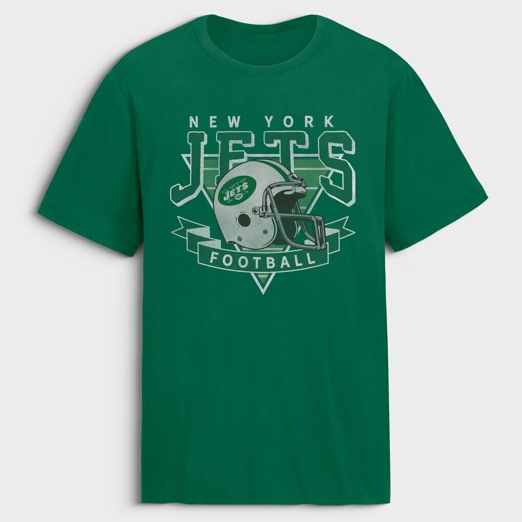 New York Jets Fashion7 Old Fashion Rushing Legacy Cotton T-Shirt