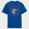 New England Patriots Fashion7 Old Fashion Rushing Legacy Cotton T-Shirt - - Front View