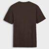 Cleveland Browns Fashion7 Old Fashion Rushing Legacy Cotton T-Shirt - Brown - Side View