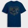 Chicago Bears Fashion7 Old Fashion Rushing Legacy Cotton T-Shirt - Navy - Front View