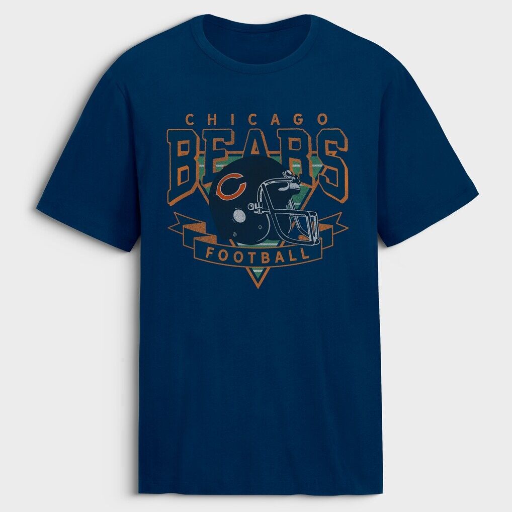 Chicago Bears Fashion7 Old Fashion Rushing Legacy Cotton T-Shirt