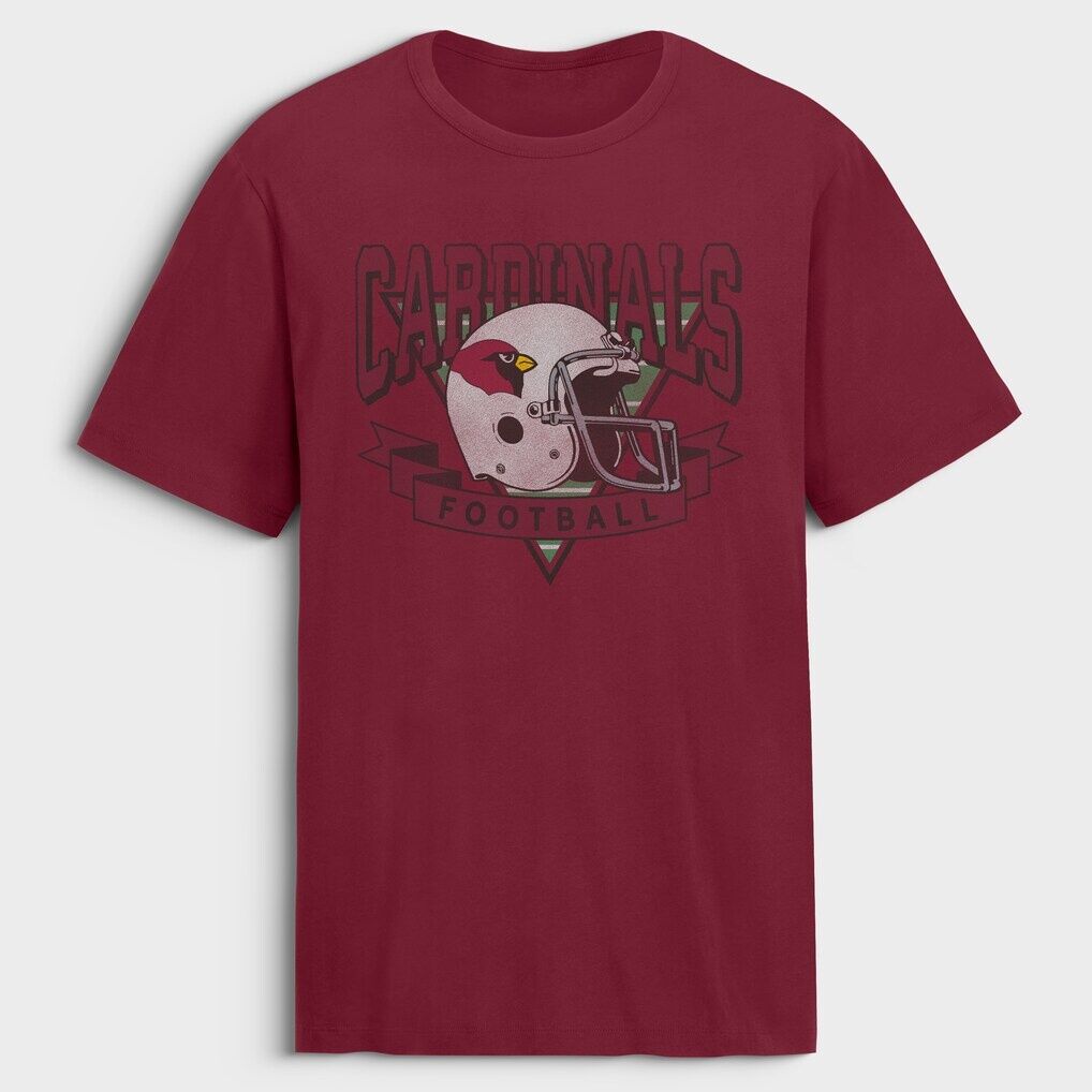 Arizona Cardinals Fashion7 Old Fashion Rushing Legacy Cotton T-Shirt - Cardinal