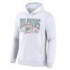 Miami Dolphins Fashion7 Delay Of The Game Legacy Fleece Hoodie - White - Side View