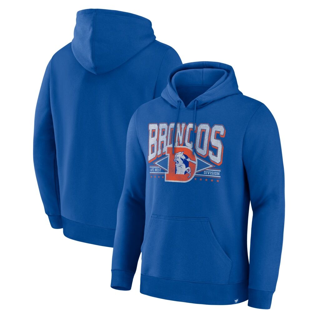 Denver Broncos Fashion7 Delay Of The Game Legacy Fleece Hoodie - Royal