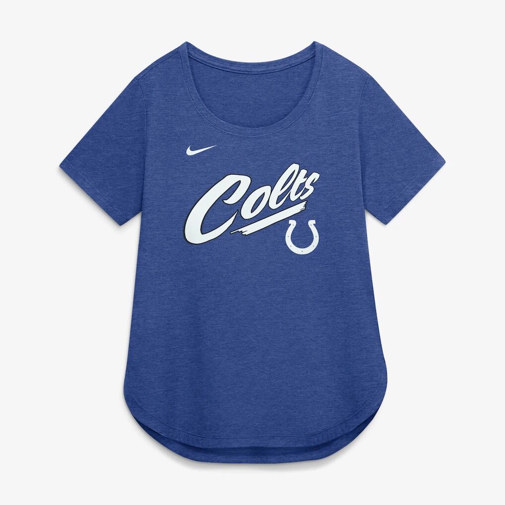 Indianapolis Colts Nike Women's Primetime Tri-Blend T-Shirt - Royal