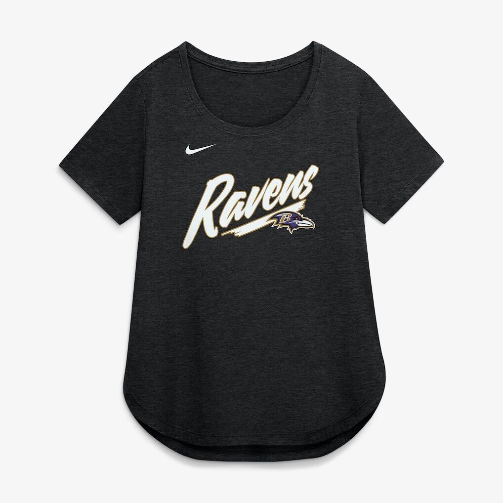 Baltimore Ravens Nike Women's Primetime Tri-Blend T-Shirt