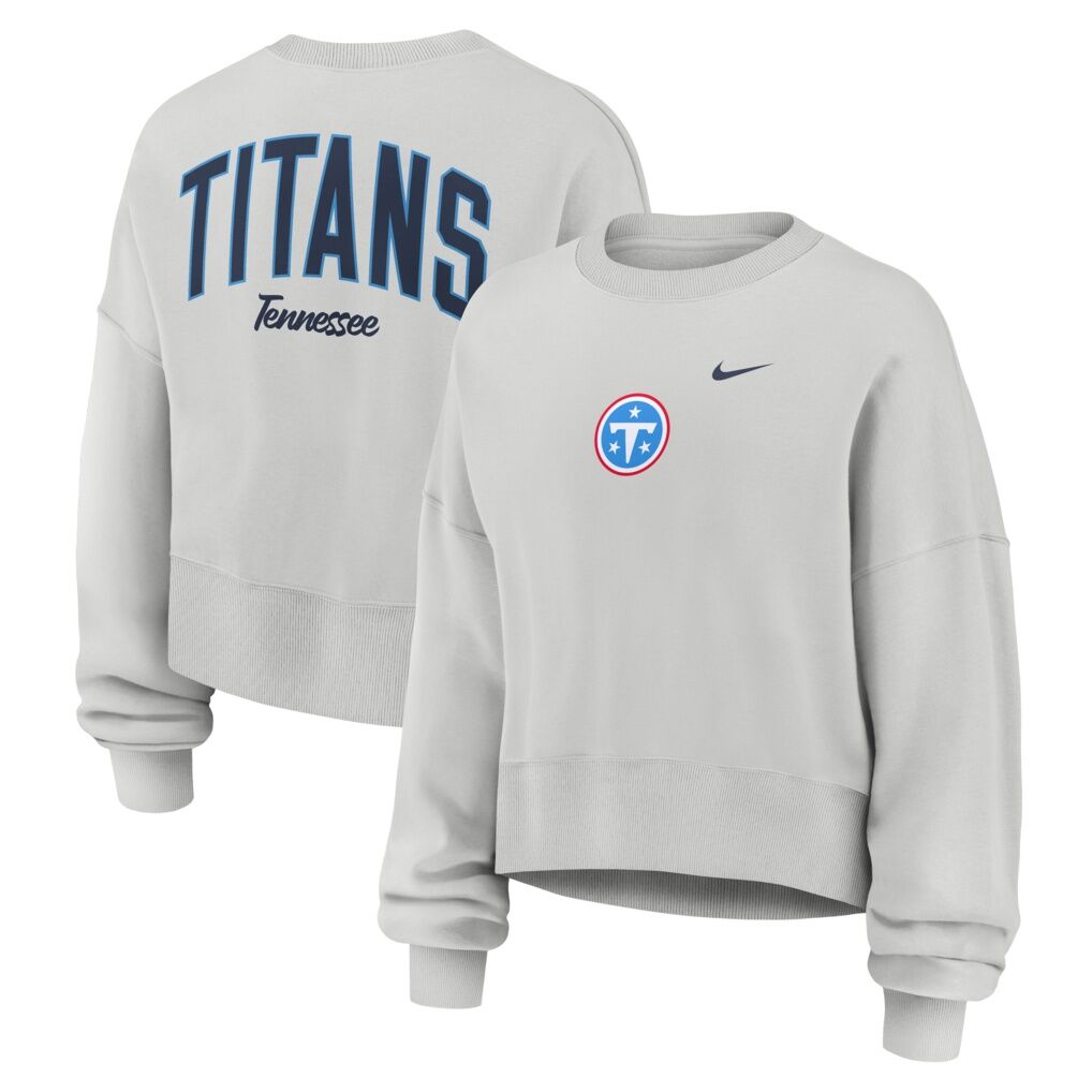 Tennessee Titans Nike Women's Oversized Primetime Phoenix Fleece Sweatshirt