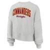 Washington Commanders Nike Women's Oversized Primetime Phoenix Fleece Sweatshirt - Gray - Detail View