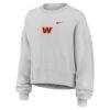 Washington Commanders Nike Women's Oversized Primetime Phoenix Fleece Sweatshirt - Gray - Side View