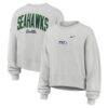 Seattle Seahawks Nike Women's Oversized Primetime Phoenix Fleece Sweatshirt - Gray - Front View