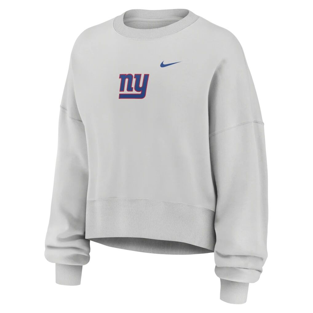 New York Giants Nike Women's Oversized Primetime Phoenix Fleece Sweatshirt