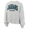 Jacksonville Jaguars Nike Women's Oversized Primetime Phoenix Fleece Sweatshirt - Gray - Detail View