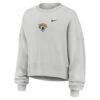 Jacksonville Jaguars Nike Women's Oversized Primetime Phoenix Fleece Sweatshirt - Gray - Side View