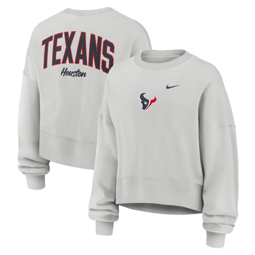 Houston Texans Nike Women's Oversized Primetime Phoenix Fleece Sweatshirt