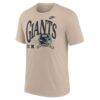 New York Giants Nike Rewind Tri-Blend T-Shirt - - Side View