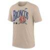 Denver Broncos Nike Rewind Tri-Blend T-Shirt - - Side View