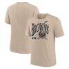 Cleveland Browns Nike Rewind Tri-Blend T-Shirt - - Front View