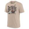 Cleveland Browns Nike Rewind Tri-Blend T-Shirt - - Side View