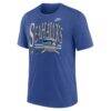 Seattle Seahawks Nike Rewind Tri-Blend T-Shirt - - Side View