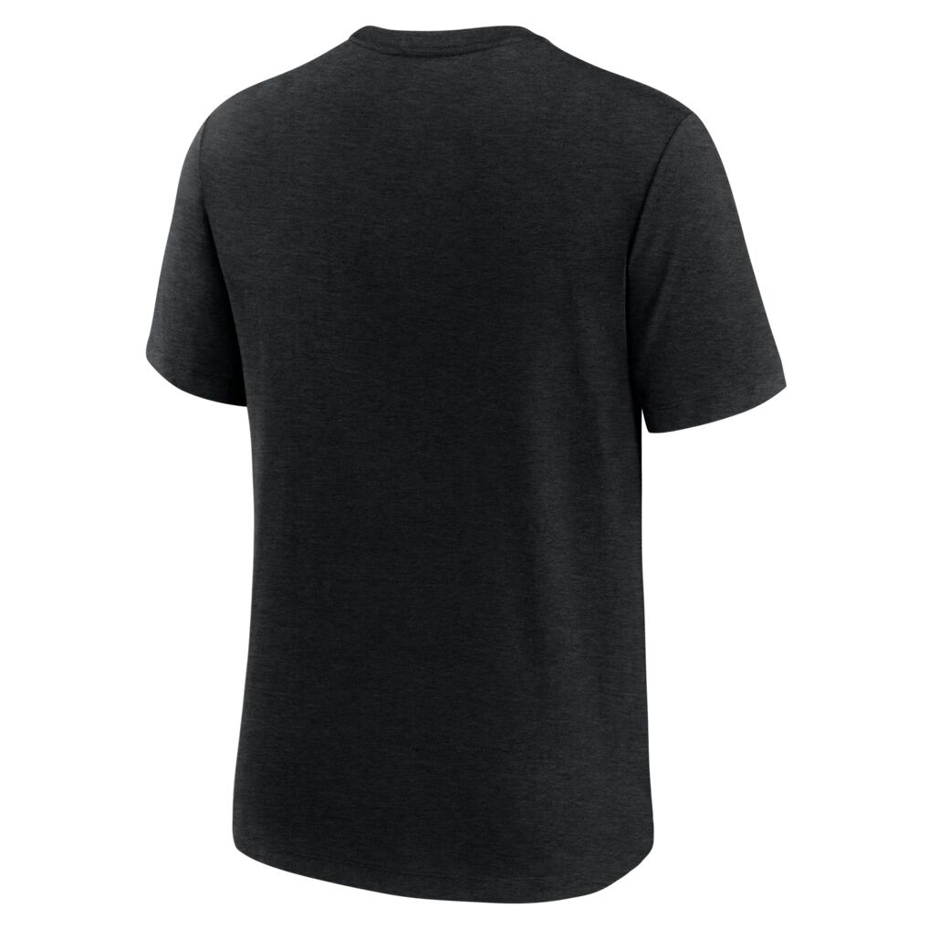 Pittsburgh Steelers Nike Rewind Tri-Blend T-Shirt - Heather Black