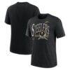 Pittsburgh Steelers Nike Rewind Tri-Blend T-Shirt - - Front View