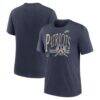 New England Patriots Nike Rewind Tri-Blend T-Shirt - - Front View