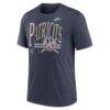 New England Patriots Nike Rewind Tri-Blend T-Shirt - - Side View