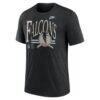Atlanta Falcons Nike Rewind Tri-Blend T-Shirt - - Side View