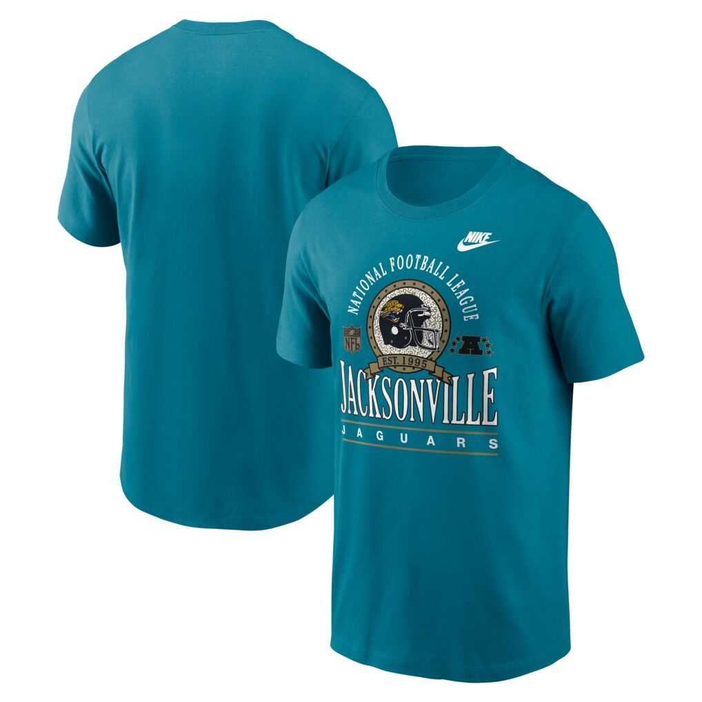 Jacksonville Jaguars Nike Rewind Team Spirit Essential Cotton T-Shirt