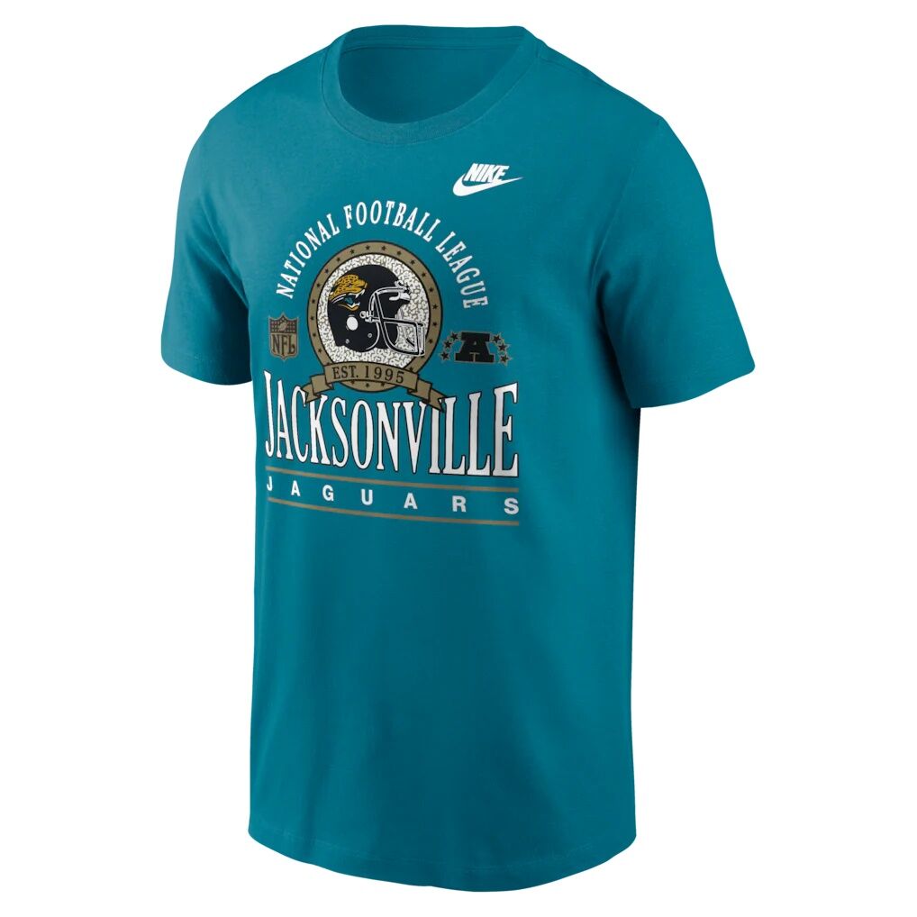 Jacksonville Jaguars Nike Rewind Team Spirit Essential Cotton T-Shirt