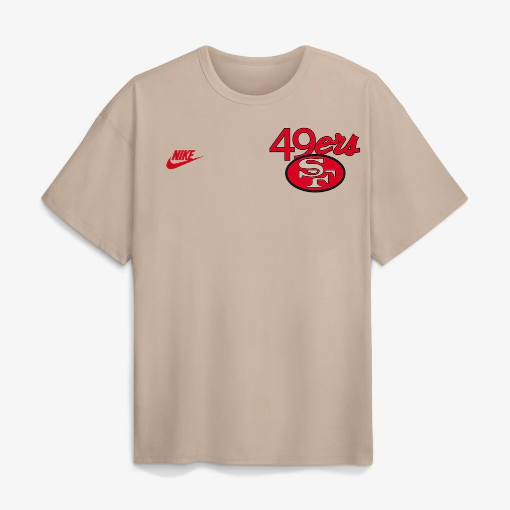 San Francisco 49ers Nike Night Primary Max90 T-Shirt - Sand