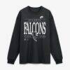 Atlanta Falcons Nike Red Zone Long Sleeve Max90 T-Shirt - Black - Front View