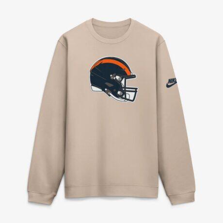 Chicago Bears Nike I-Formation Rewind Club Crew Sweatshirt - - Front View