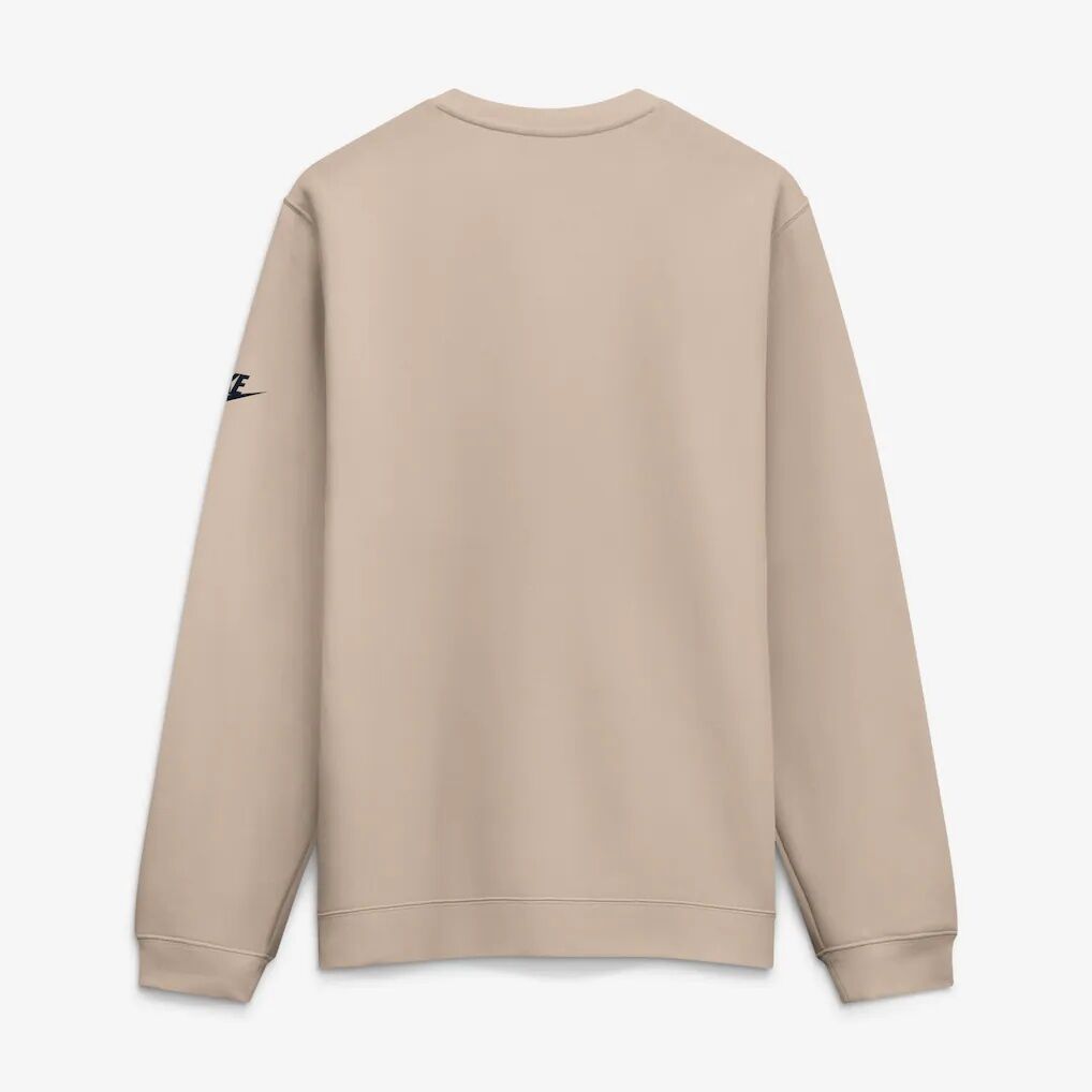 Chicago Bears Nike I-Formation Rewind Club Crew Sweatshirt - Sand