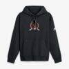 Atlanta Falcons Nike Short Pass Rewind Club Fleece Hoodie - Black - Front View