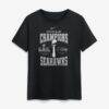 Seattle Seahawks Nike Women's Super Bowl LX Champions Locker Room Trophy Collection T-Shirt - Black - Front View