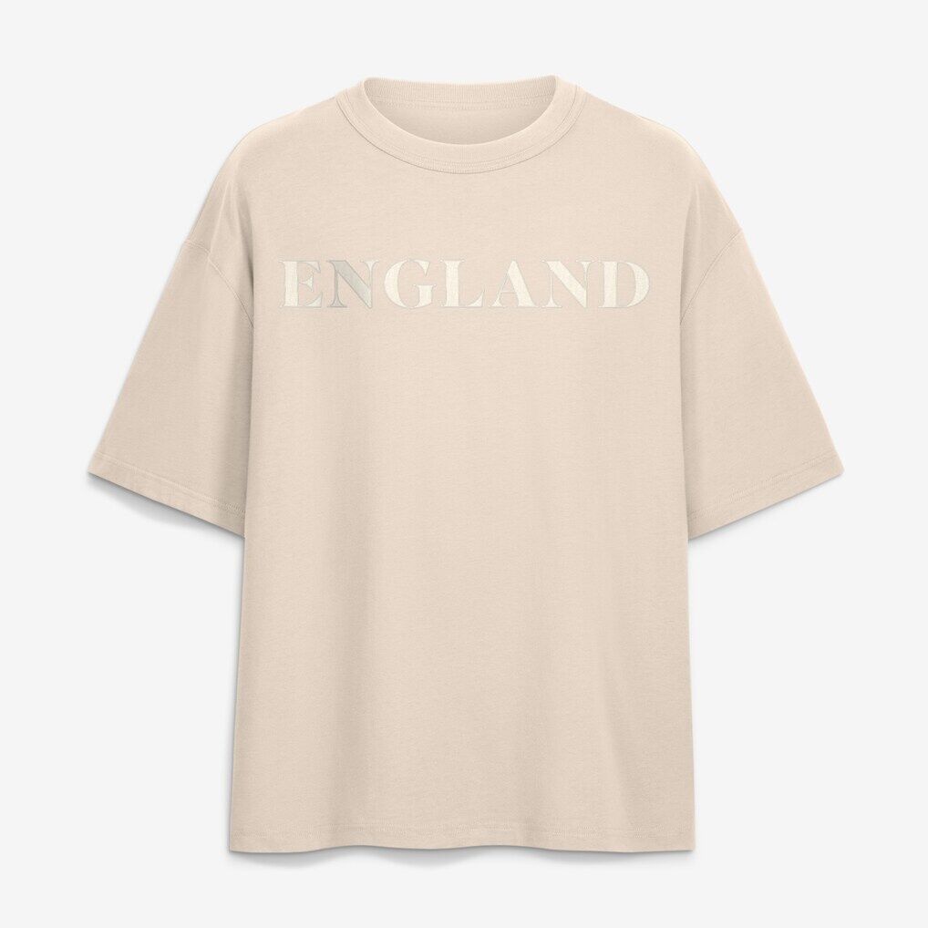 England National Team Fashion7 Oversized Unwind Tonal Heavyweight T-Shirt