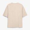 England National Team Fashion7 Oversized Unwind Tonal Heavyweight T-Shirt - Cream - Side View