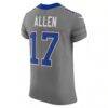 Josh Allen Buffalo Bills Nike Nickel City Vapor F.U.S.E. Elite Jersey - Gray - Detail View