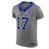Josh Allen Buffalo Bills Nike Nickel City Vapor F.U.S.E. Elite Jersey - Gray - Side View