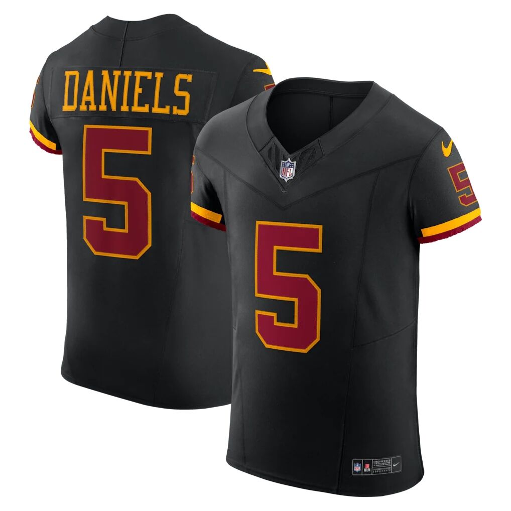 Jayden Daniels Washington Commanders Nike Alternate Vapor F.U.S.E. Elite Jersey