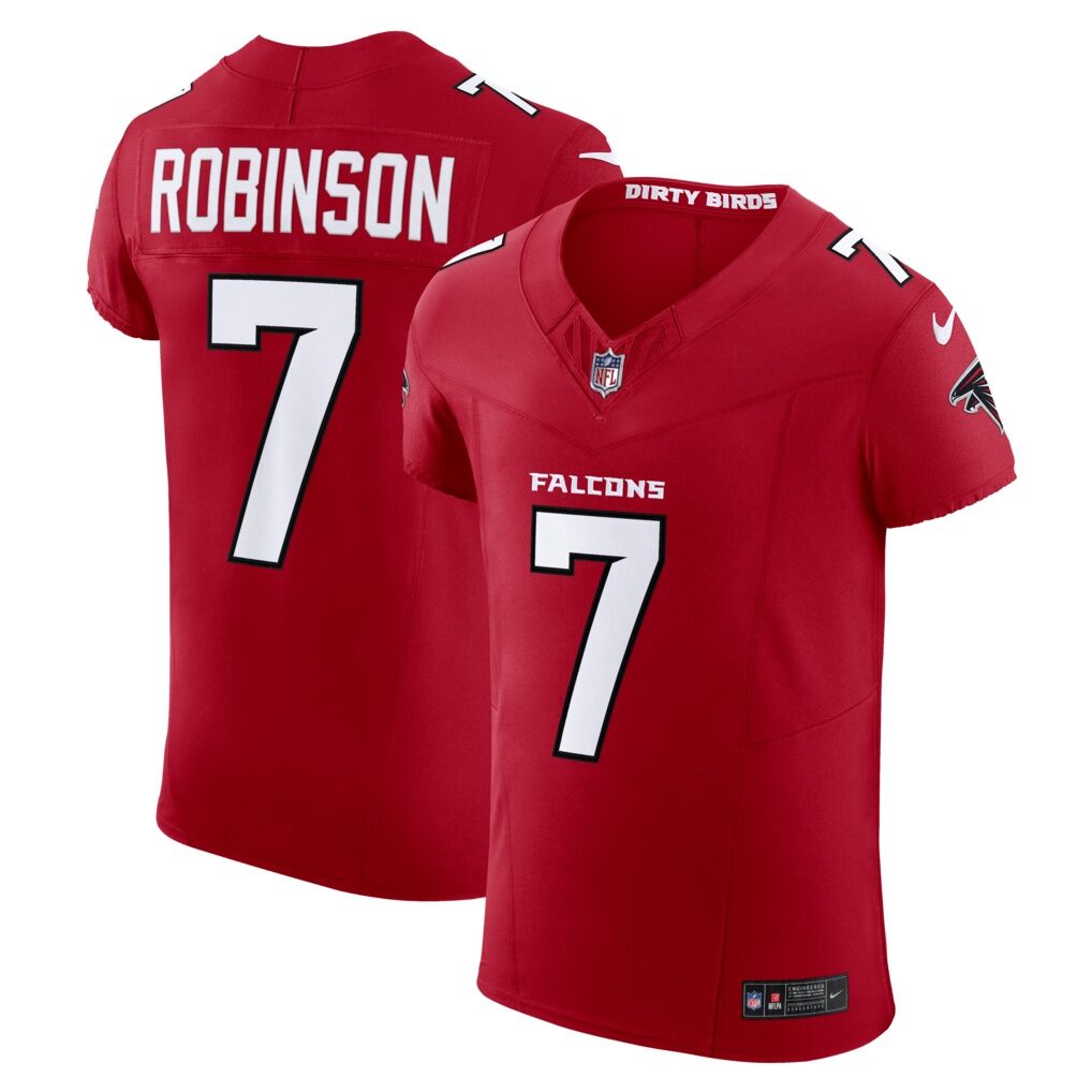 Bijan Robinson Atlanta Falcons Nike Team Vapor F.U.S.E. Elite Jersey