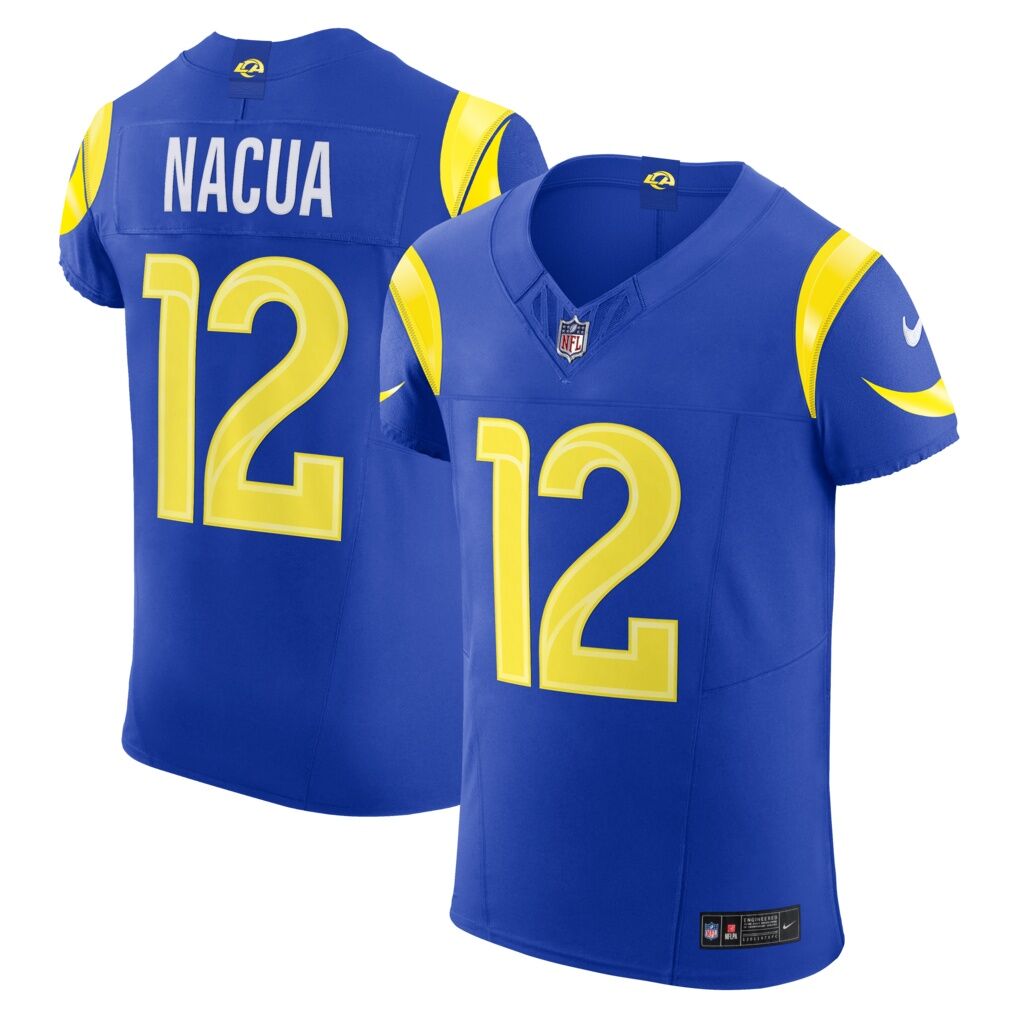 Puka Nacua Los Angeles Rams Nike Team Vapor F.U.S.E. Elite Jersey - Royal